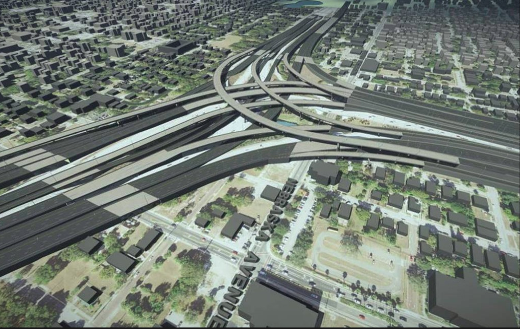 Four Options Under Consideration for the I-275 Downtown Interchange
