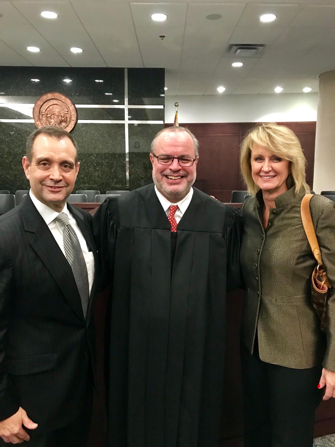 Andrew Diaz and Lorena Ludovici Attend Judge Gutman’s Investiture