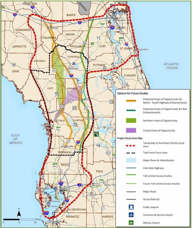 Latest Plans for Toll Roads to Bypass Marion and Alachua Counties